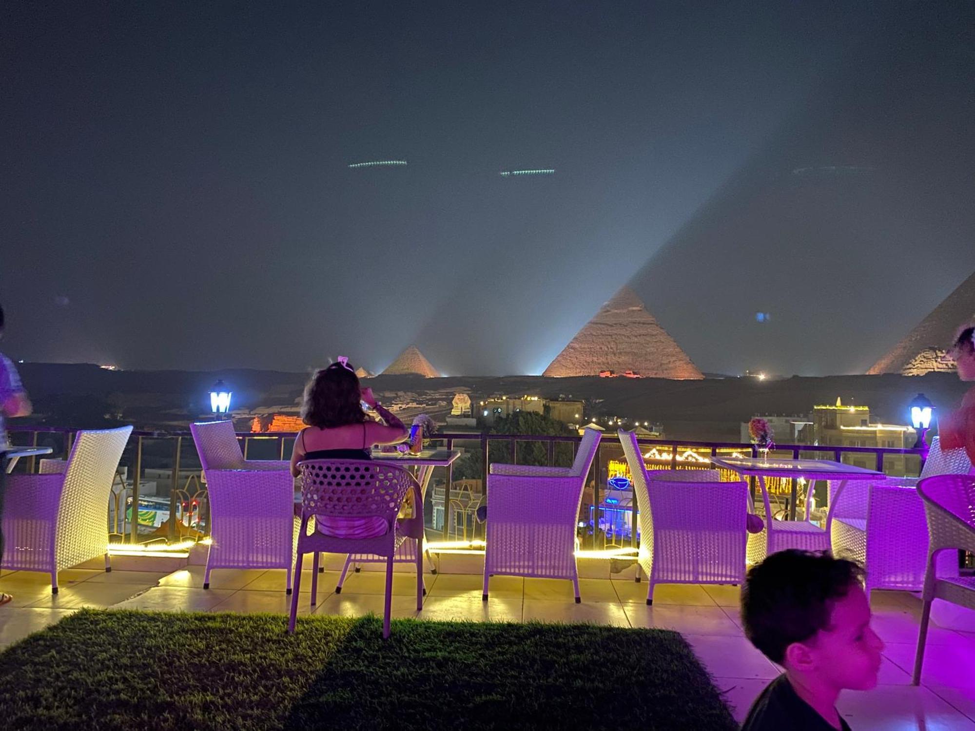 Golden Pyramids Inn Kafret el-Gabal Eksteriør bilde