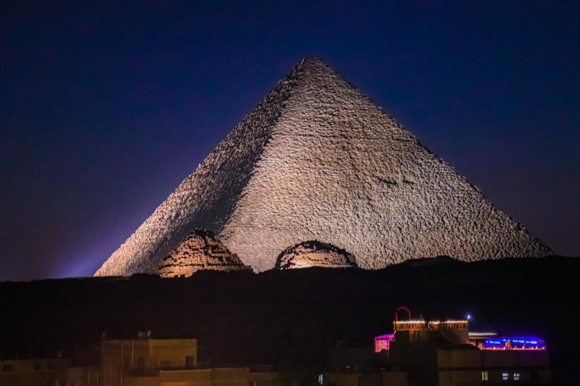 Golden Pyramids Inn Kafret el-Gabal Eksteriør bilde