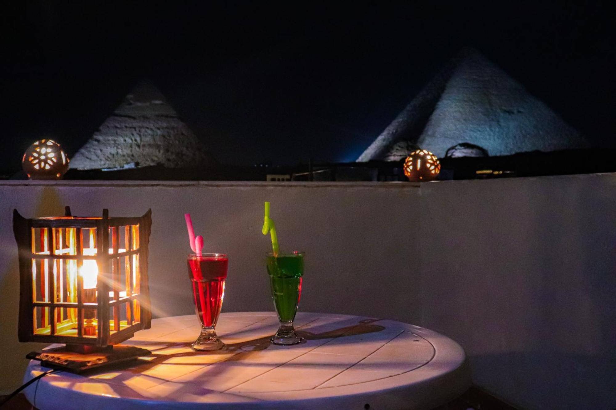 Golden Pyramids Inn Kafret el-Gabal Eksteriør bilde